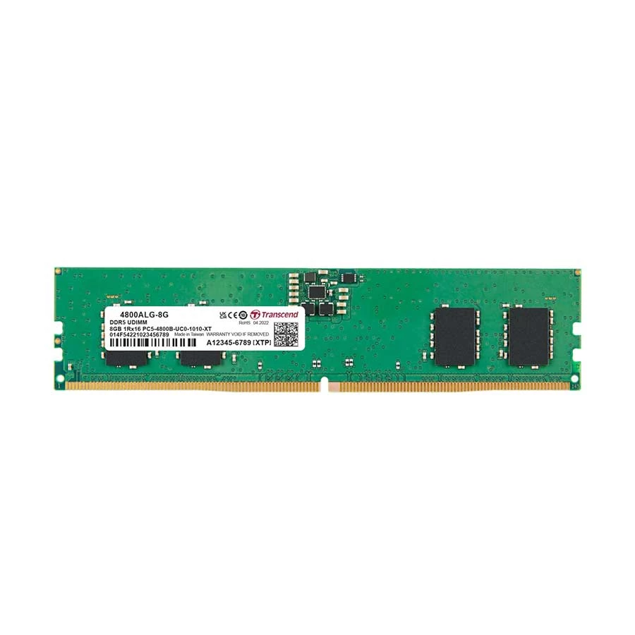 Transcend JetRam JM4800ALG-8G memory module 8 GB 1 x 8 GB DDR5 4800 MHz ECC